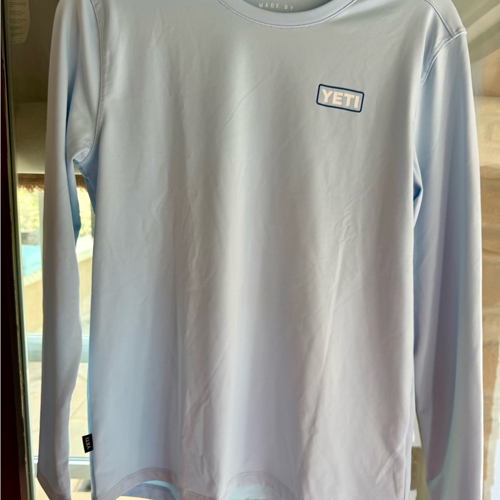 YETI Sky Blue Sun Shirt Performance Shirt